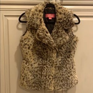 Catherine Malandrino faux fur vest